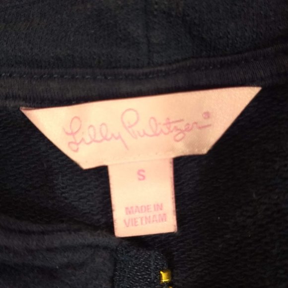 Lilly Pulitzer Skipper 1/2 Zip Top Blue Women's Size Small - Picture 4 of 6